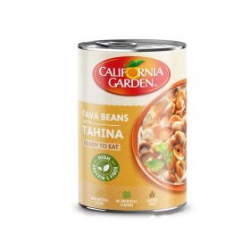 California Garden Fava Beans with Tahina
