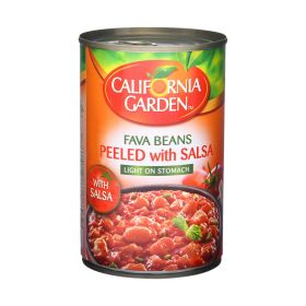 California Garden Peeled Fava Beans With Salsa