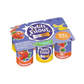 Petits Filous Mixed Fruits Strawberry and Banana Yogurt
