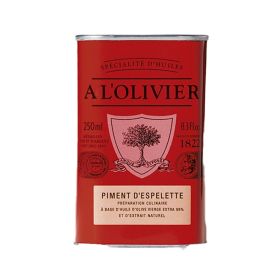 A L'Olivier Cbra Evoo Red Tins Espel Pepper 