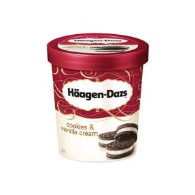 Haagen-dazs Cookies & Vanilla Ice Cream