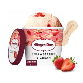 Haagen-Dazs Mini Cup Strawberry Ice Cream