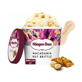 Haagen-Dazs Mini Cup Macadamia Nut Brittle Ice Cream