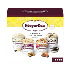 Haagen Dazs Mini Cup Vanilla Collection Ice Cream