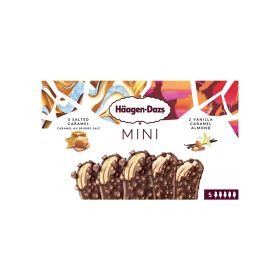 H├ñagen-dazs Salted Caramel And Vanilla Caramel Almond Ice Cream Bar