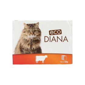 Eco Diana Chunks With Beef In Gravy Cat Food