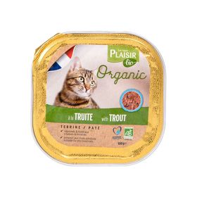 Plaisir Bio Organic Terrine With Trout Cat Food