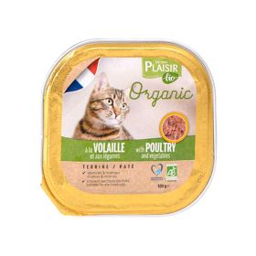 Plaisir Bio Organic Terrine With Poultry and Vegetables Cat Food