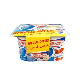 Elle & Vire 0% Fat Yogurt Assorted Flavors