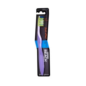 Listerine Reach Dual Effect Medium Tooth Brush