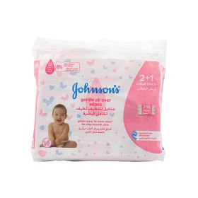 Johnson's Baby Gentle All Over Wipes 72's