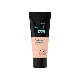 Maybelline Fit Me Matte And Poreless Foundation 128 Warm Nude