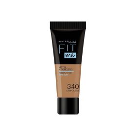Maybelline Fit Me Matt Tb Zamo Nuinter 340 Cappuccino 