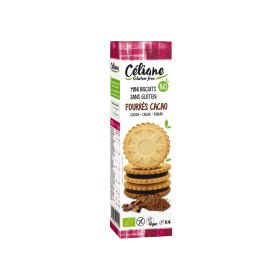 Celiane Organic Gluten Free Vegan Sandwich Cocoa Biscuit