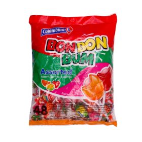 Colombina Bon Bon Bum Bubble Gum Assorted Long