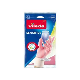 Vileda Sensitive Durable Reusable Gloves Medium