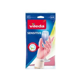 Vileda Sensitive Durable Reusable Gloves Large
