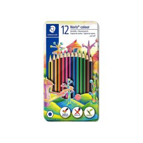 Staedtler Noris Coloured Pencils Metal Set 12 Colors