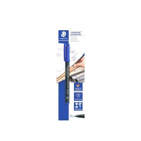 Staedtler Lumocolor Permanent Medium Blue Marker