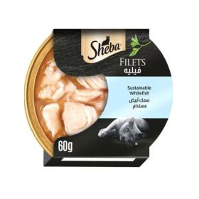 Sheba Filets White Fish Wet Cat Food