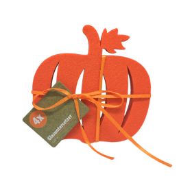Trishi Felt Pumpkin Themed Coaster
