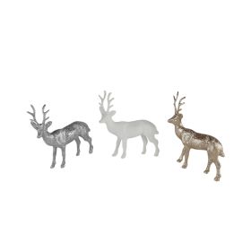 Trishi Christmas Figure Deer Assorted Colour