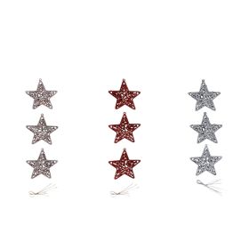 Trishi Christmas Decor Hanging Star Assorted Colour