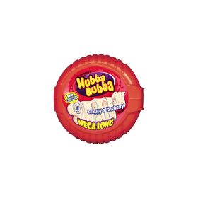 Wrigleys Hubba Bubba Snappy Strawberry Mega Long Tap Bubblegum