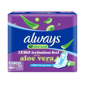 Always Aloe Cool Sanitary Napkins
