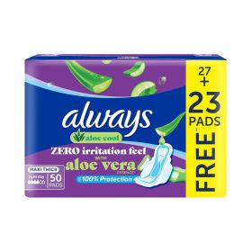 Always Aloe Cool Disposable Pads With Aloe Vera Essence For Light Days