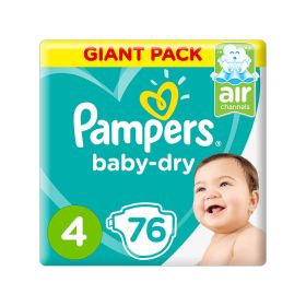 Pampers Antibacterial Medium Pack Maxi Size 4