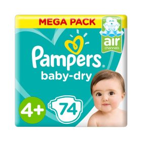 Pampers Antibacterial Medium Pack Maxi Size 4+