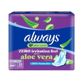 Always Zero Irritation Feel Aloe Cool Sanitary Napkin
