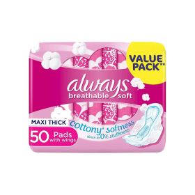 Always Cotton Thick Sanitary Pads with Wings
