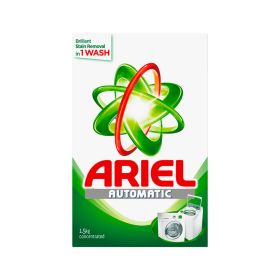 Ariel Automatic Concentrated Detergent Powder For Front & Top Load 1.5KG