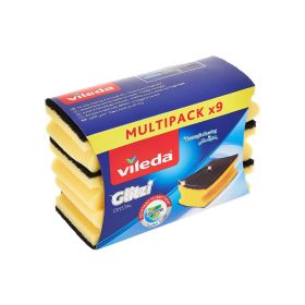 Vileda Glitzi Crystal Figh Foam Sponge Scourer