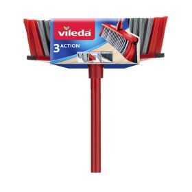 Vileda 3 Action Broom with Stick