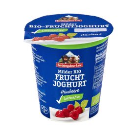 Andechser Organic Lactose Free Mild Raspberry Yogurt