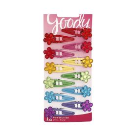 Goody Girls Classic Jewelled Flower Contour Clip