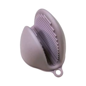 Silicone Oven Mitt Purple & Green