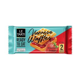 Le Tarti Viennese Waffles With Strawberry Filling