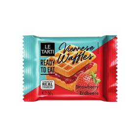 Le Tarti Viennese Waffles With Strawberry Filling