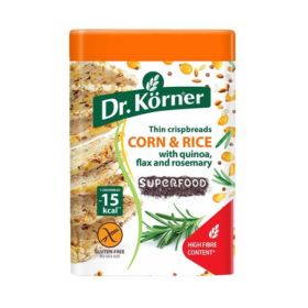 Dr. Korner Corn & Rice Thin Crispbreads with Quinoa, Flax & Rosemary