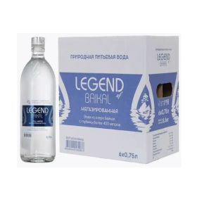 Legend Of Baikal Natural Lake Glass Water 750ml 