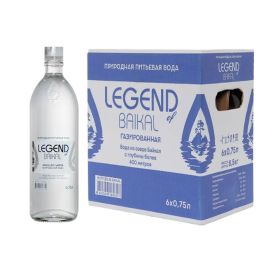 Legend Of Baikal Sparkling Glass Water 750ml