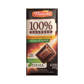 Pobeda 100% Charged Extra Dark Chocolate