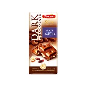 Pobeda Dark Chocolate With Nuts Assorted