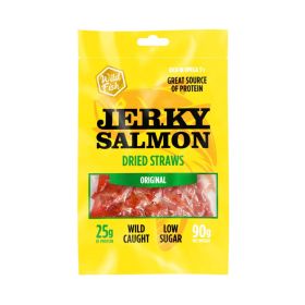 Wild Fish Jerky Salmon Dried Straws