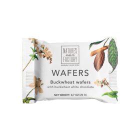 Buckwheat Wafers With White Chocolate