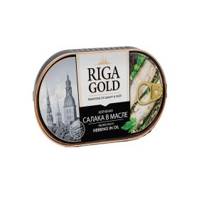 Riga Gold Smoked Big Sprats In Oil